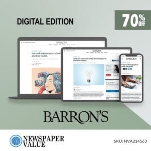 Barron's News Digital Subscription for 2 Years for Only for $299