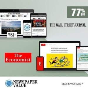 Wall St Jnl and The Economist Digital Subscription for 2 Years