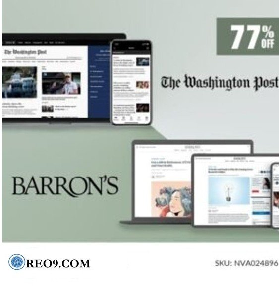 Washington Post and Barron's Digital Bundle for Only $199