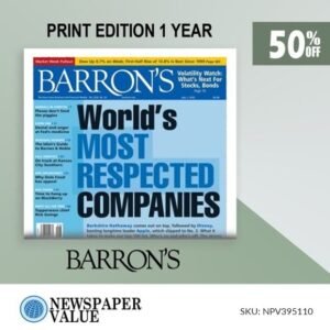 Barron´s Print Newspaper Subscription for $230