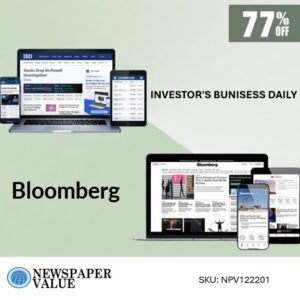 Investor’s Business Daily and Bloomberg Digital (1 Year) – 77% OFF